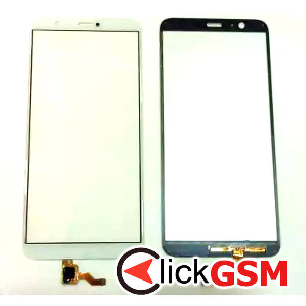 Piesa Sticla Cu Touchscreen Alb Huawei P Smart Cm7