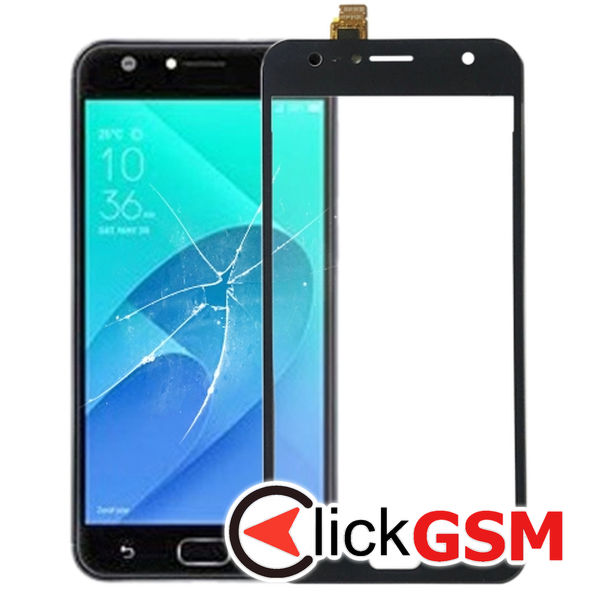 Piesa Piesa Sticla Cu Touchscreen Black Asus Zenfone 4 Selfie 4n6n