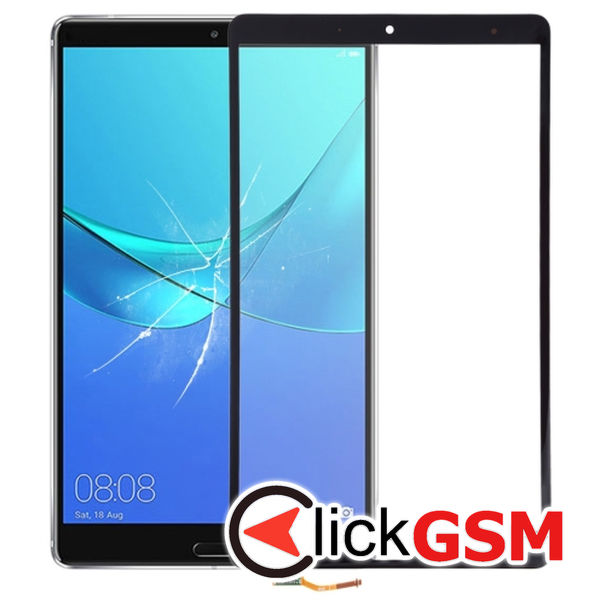 Piesa Sticla Cu Touchscreen Black Huawei Mediapad M5 8 3cu