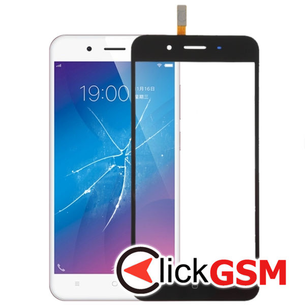 Piesa Sticla Cu Touchscreen Black Vivo Y66 4p06