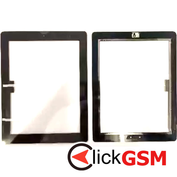 Piesa Sticla Cu Touchscreen Negru Apple Ipad 3 35yw