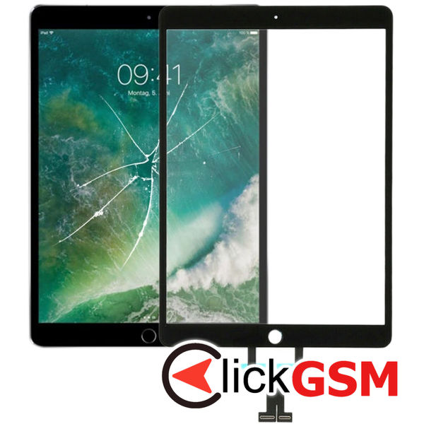 Piesa Sticla Cu Touchscreen Negru Apple Ipad Pro 10.5 2ae4