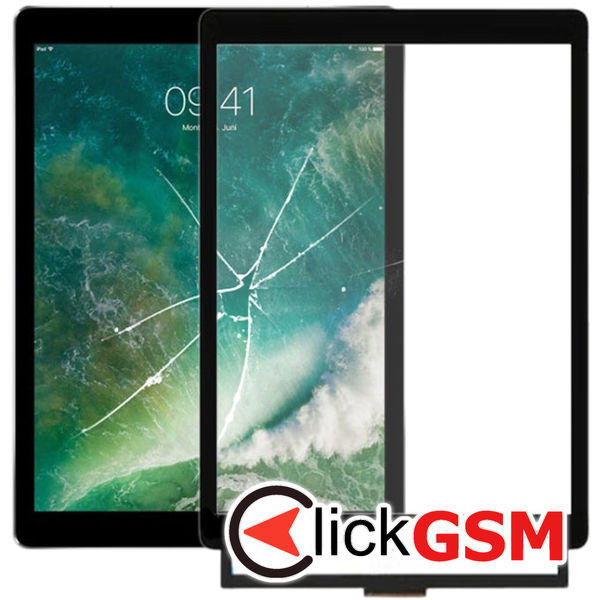 Piesa Sticla Cu Touchscreen Negru Apple Ipad Pro 12.9 2017 2a7k