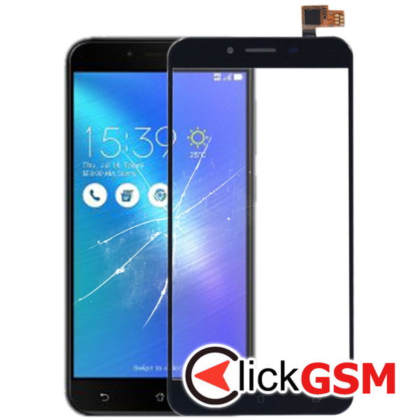 Piesa Sticla Cu Touchscreen Negru Asus Zenfone 3 Max 256v