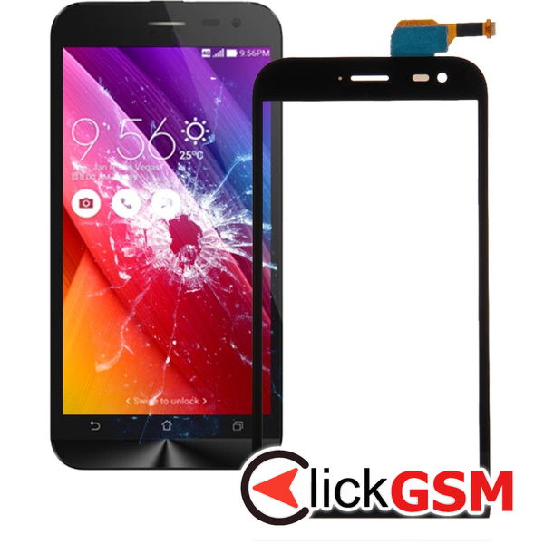 Piesa Sticla Cu Touchscreen Negru Asus Zenfone Zoom 257d