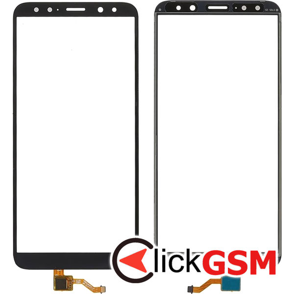 Piesa Piesa Sticla Cu Touchscreen Negru Huawei Mate 10 Lite 4rg1