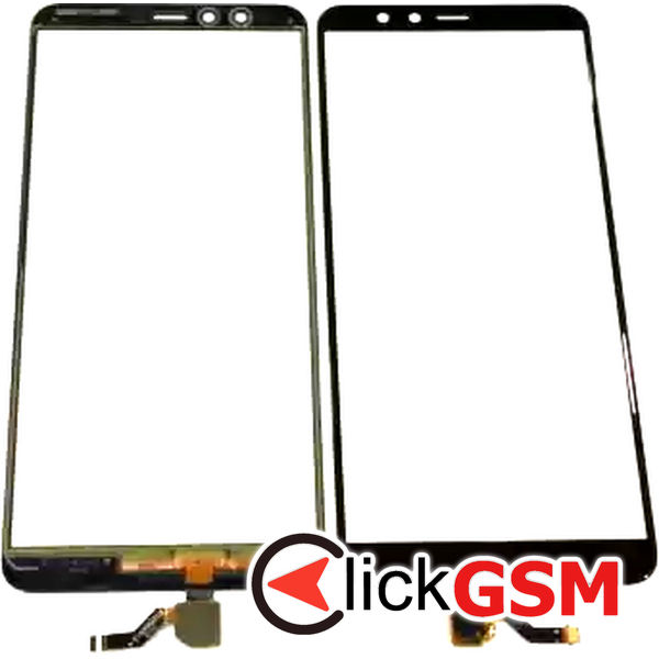 Piesa Sticla Cu Touchscreen Negru Huawei Y9 2018 1elf