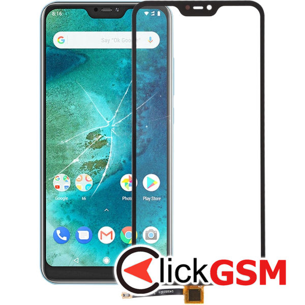 Piesa Sticla Cu Touchscreen Negru Xiaomi Redmi 6 Pro 1yzi