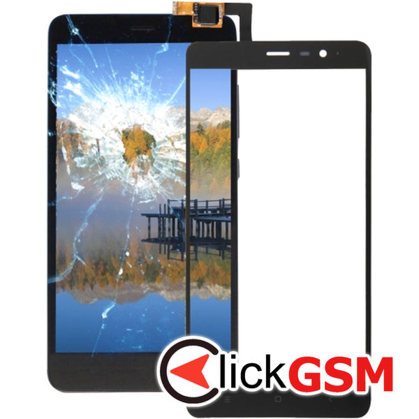 Piesa Sticla Cu Touchscreen Negru Xiaomi Redmi Note 3 263p