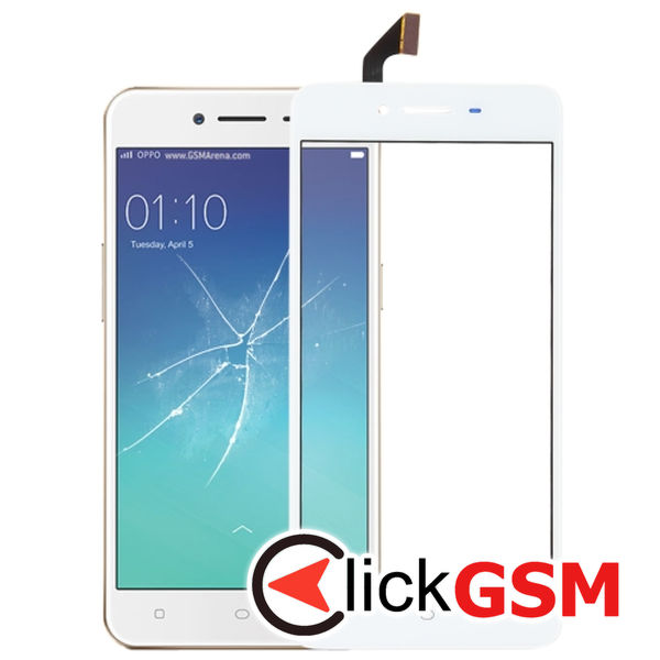 Piesa Sticla Cu Touchscreen Oppo A37 1xme