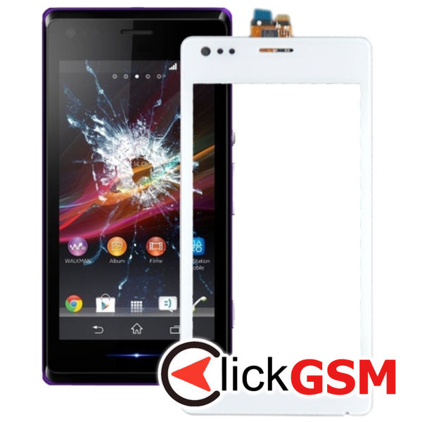 Piesa Sticla Cu Touchscreen Sony Xperia M 4otx