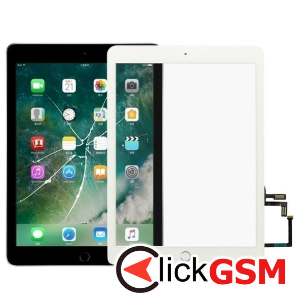 Piesa Sticla Cu Touchscreen White Apple Ipad 9.7 2aiv