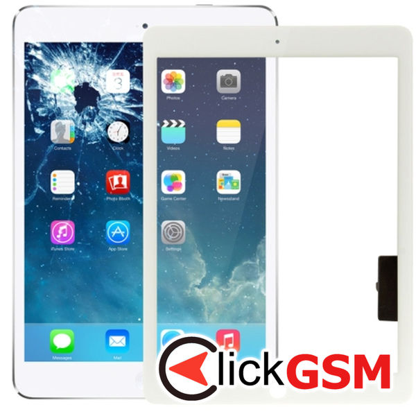 Piesa Piesa Sticla Cu Touchscreen White Apple Ipad Air 2aj6