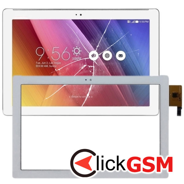 Piesa Sticla Cu Touchscreen White Asus Zenpad 10 20rk