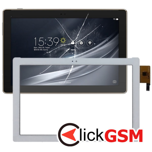 Piesa Piesa Sticla Cu Touchscreen White Asus Zenpad 10 256l