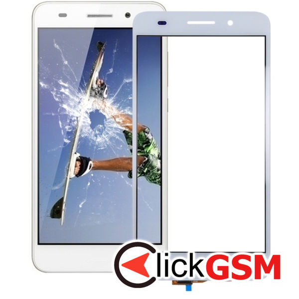 Piesa Sticla Cu Touchscreen White Honor 5a 4n94