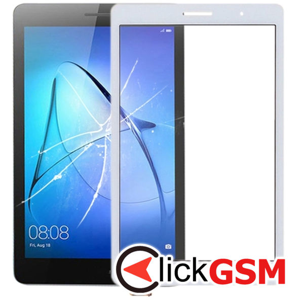 Piesa Sticla Cu Touchscreen White Huawei Mediapad T3 8.0 37t