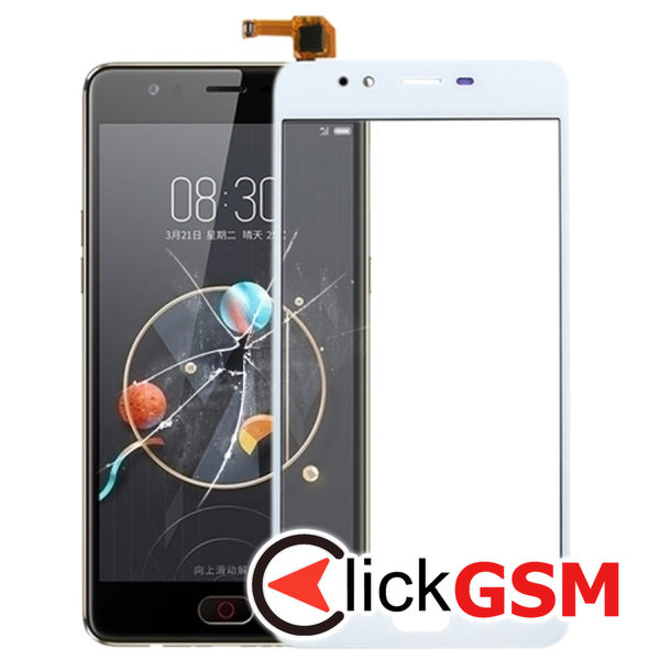 Piesa Sticla Cu Touchscreen White Nubia M2 Lite 4ntf