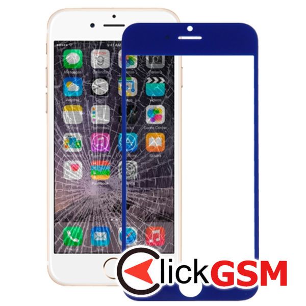 Piesa Sticla Dark Blue Apple Iphone 6 4n00