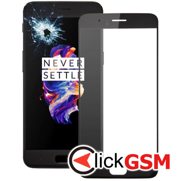 Piesa Sticla Negru Oneplus 5 21w8