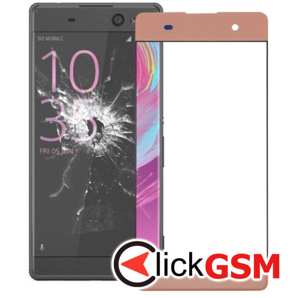 Piesa Piesa Sticla Rose Gold Sony Xperia Xa 2129