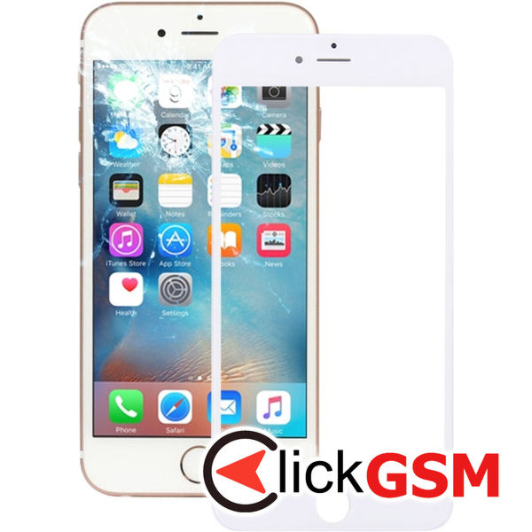 Piesa Sticla White Apple Iphone 6s Plus 4fk4