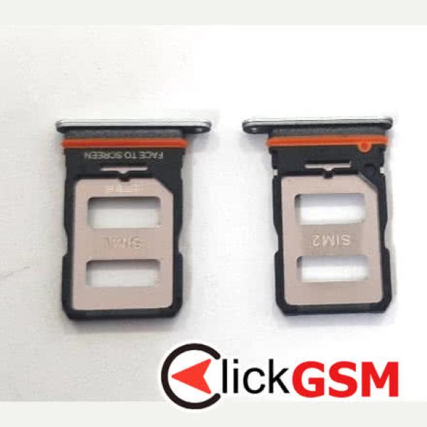 Piesa Suport Sim Argintiu Xiaomi 12t 37gk