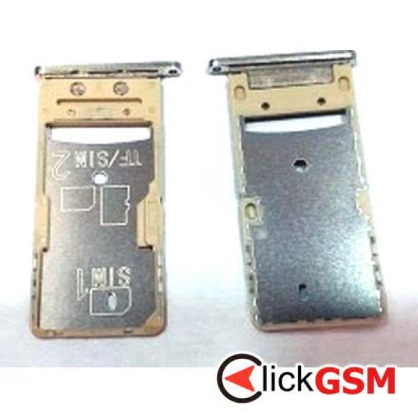 Piesa Piesa Suport Sim Auriu Doogee Mix 2 2i28