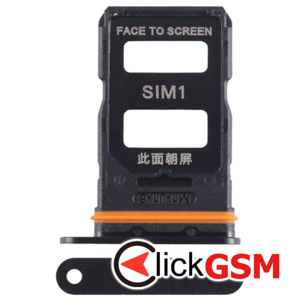 Piesa Piesa Suport Sim Black Xiaomi 13 Ultra 3ewj