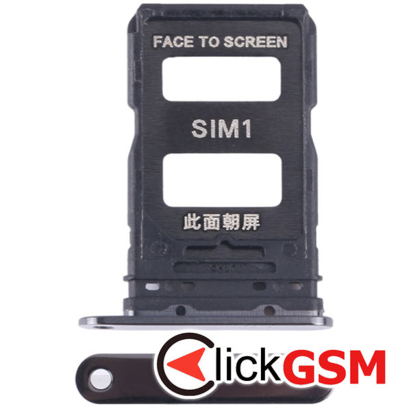 Piesa Piesa Suport Sim Black Xiaomi 14 3ewu