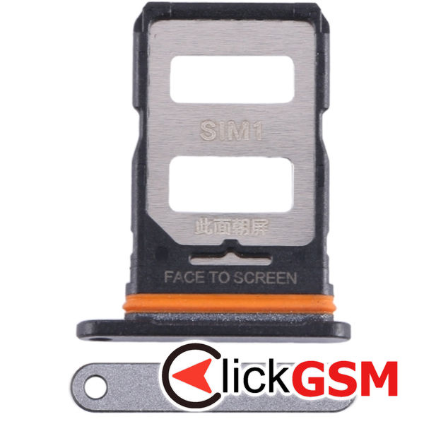 Piesa Piesa Suport Sim Black Xiaomi Civi 3 3ex3