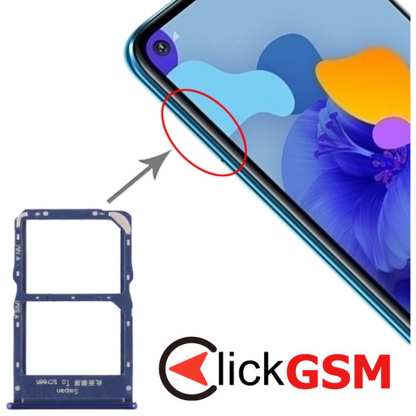 Piesa Suport Sim Blue Huawei Mate 30 Lite 4nbt