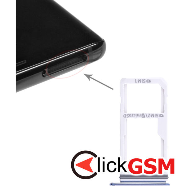 Piesa Piesa Suport Sim Blue Samsung Galaxy Note8 4dpt