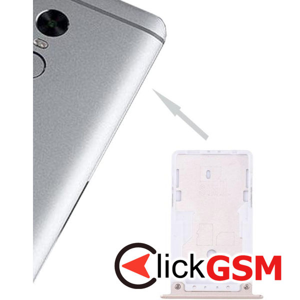 Piesa Piesa Suport Sim Cu Suport Card Auriu Xiaomi Redmi Note 4x 1z4j