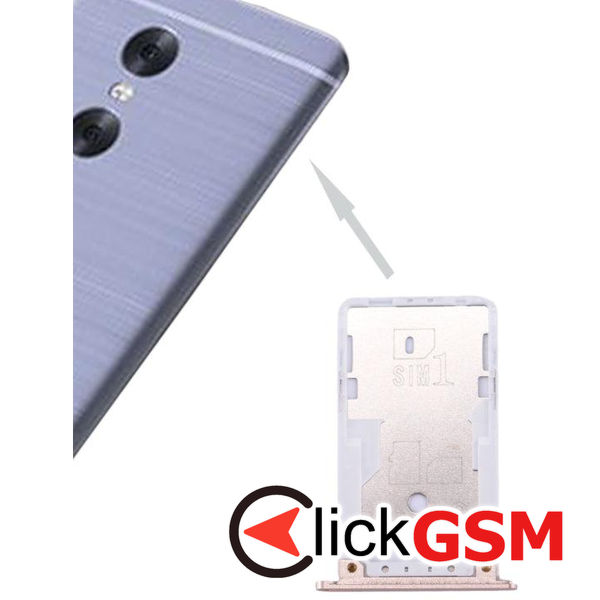 Piesa Suport Sim Cu Suport Card Auriu Xiaomi Redmi Pro 1z4h