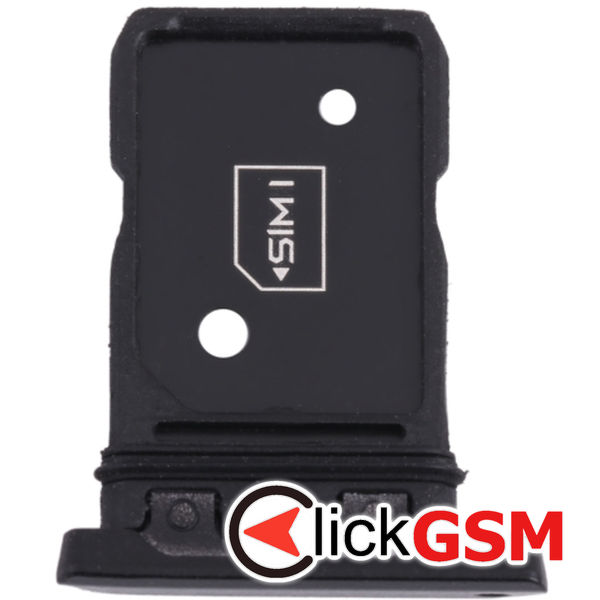 Piesa Suport Sim Cu Suport Card Black Xiaomi Black Shark 3 1z1h