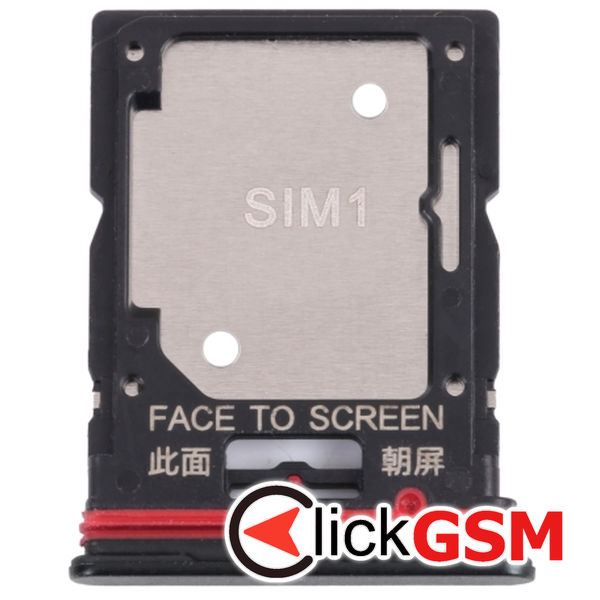 Piesa Piesa Suport Sim Cu Suport Card Black Xiaomi Redmi Note 11 Pro 1z1u