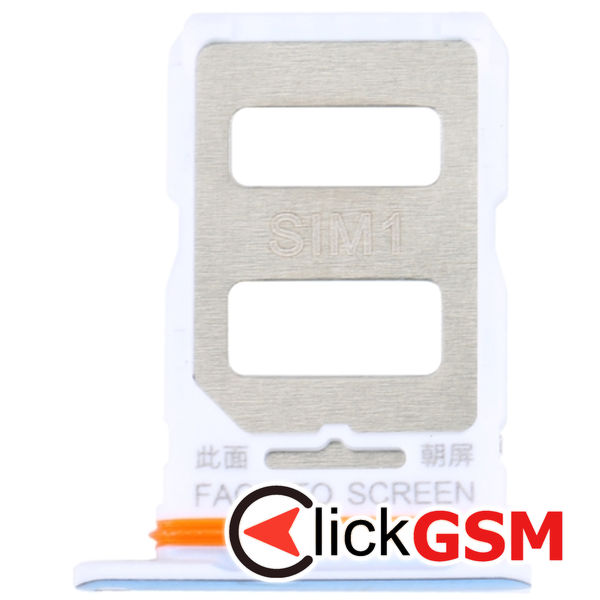 Piesa Suport Sim Cu Suport Card Blue Xiaomi Redmi K50 Ultra 2v17