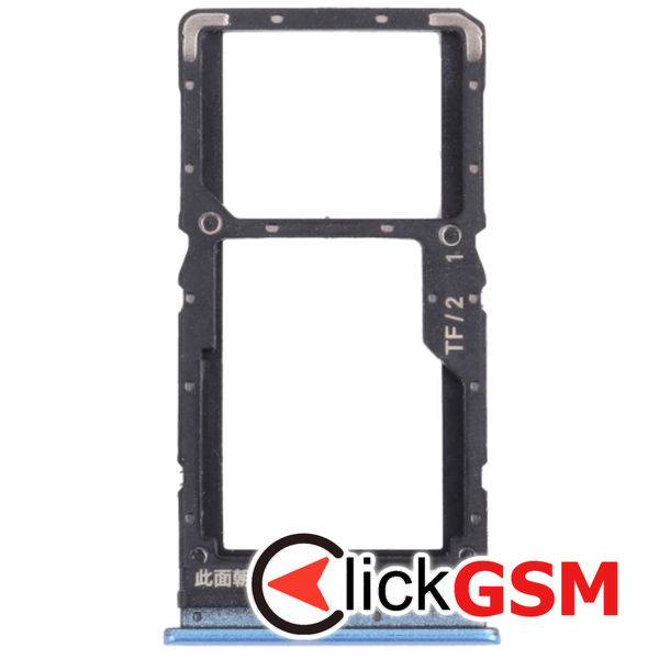 Piesa Suport Sim Cu Suport Card Blue Xiaomi Redmi Note 11 5g 1z1v