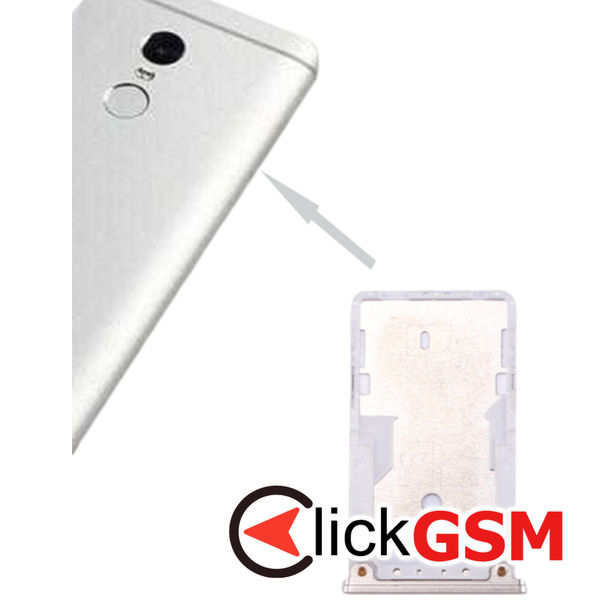 Piesa Piesa Suport Sim Cu Suport Card Gold Xiaomi Redmi 4 1z53