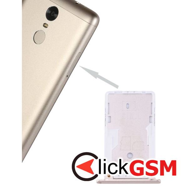 Piesa Suport Sim Cu Suport Card Gold Xiaomi Redmi Note 3 1z4r