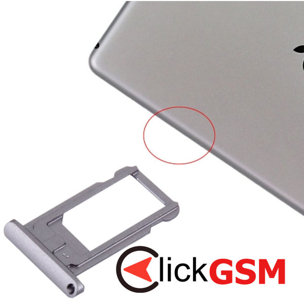 Piesa Piesa Suport Sim Cu Suport Card Grey Apple Ipad Air 2aai