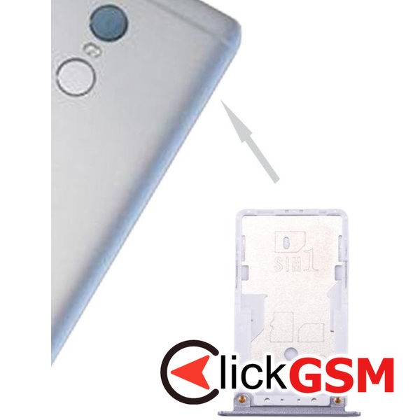 Piesa Suport Sim Cu Suport Card Gri Xiaomi Redmi Note 4 1z4m