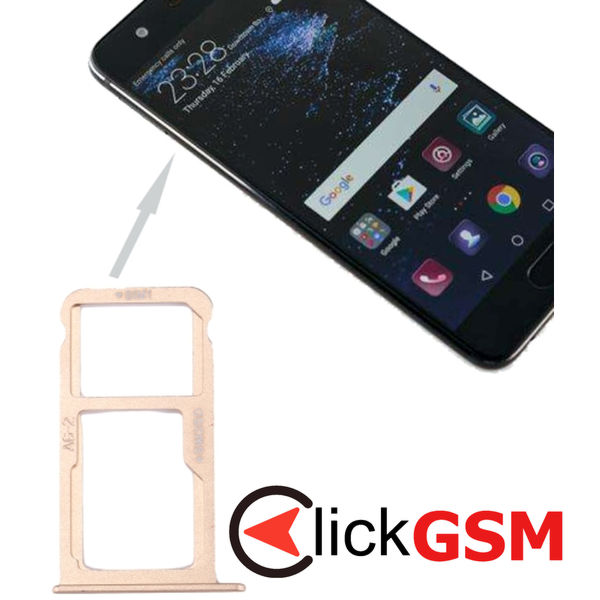 Piesa Suport Sim Cu Suport Card Huawei P10 Plus 2aok