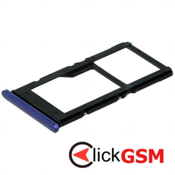 Piesa Suport Sim Cu Suport Card Micro Sd Albastru Xiaomi Redmi Note 10 5g 1a33