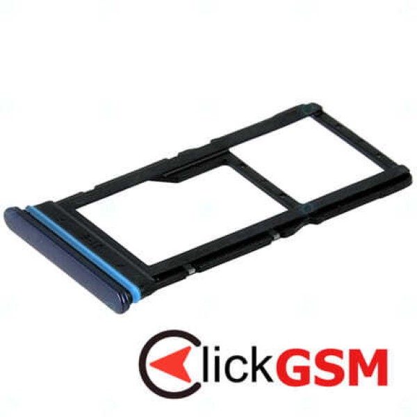 Piesa Suport Sim Cu Suport Card Micro Sd Gri Xiaomi Mi 10t Lite P04