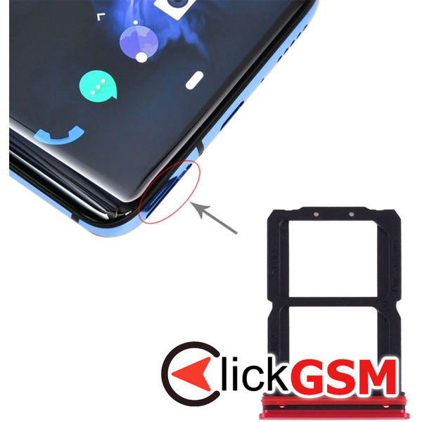 Piesa Suport Sim Cu Suport Card Oneplus 7 2219