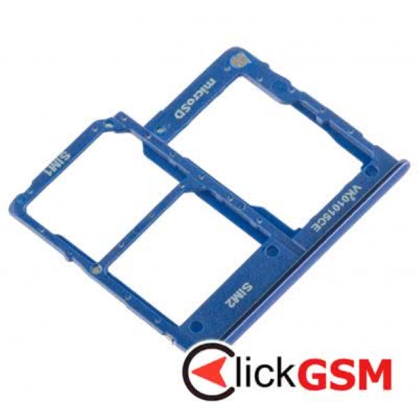 Suport Sim cu Suport Card Albastru Samsung Galaxy A40 1qnn