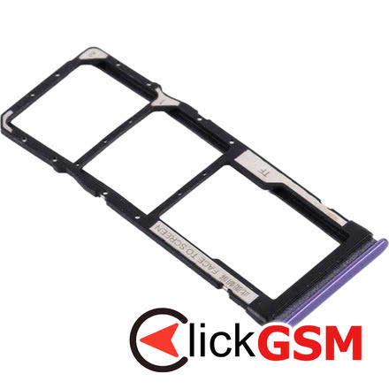 Suport Sim cu Suport Card Purple Xiaomi Redmi Note 9 5G 1z2h