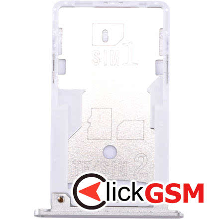 Suport Sim cu Suport Card Argintiu Xiaomi Redmi Pro 1z4f